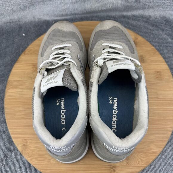 New Balance 574 Shoes Womens Size 8.5 Gray Suede Mesh Classic Sneakers WL574EVG - Picture 5 of 9
